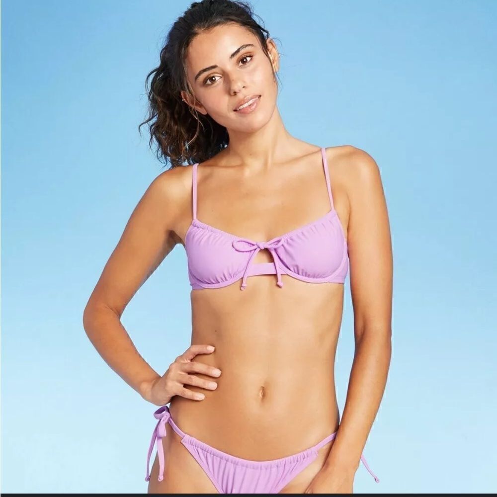 Shirred Underwire Bikini - Xhilaration